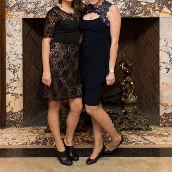 Sexy Navy Cinched Cocktail Dress - Picture 6 of 6